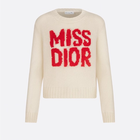 Christian Dior: Miss Dior Sweater Pale Pink Cashmere and Silk Knit. - Picture 3 of 3